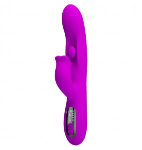PRETTY LOVE - Yalanda LED Display Nodding Vibration Massager (Chargeable - Purple)